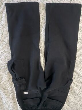 Black Men's Cargo Joggers Sweatpants - Comfortable Everyday Fit